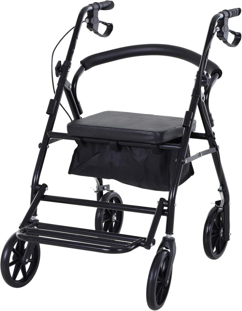 Test du déambulateur pliable HOMCOM : ergonomie et praticité