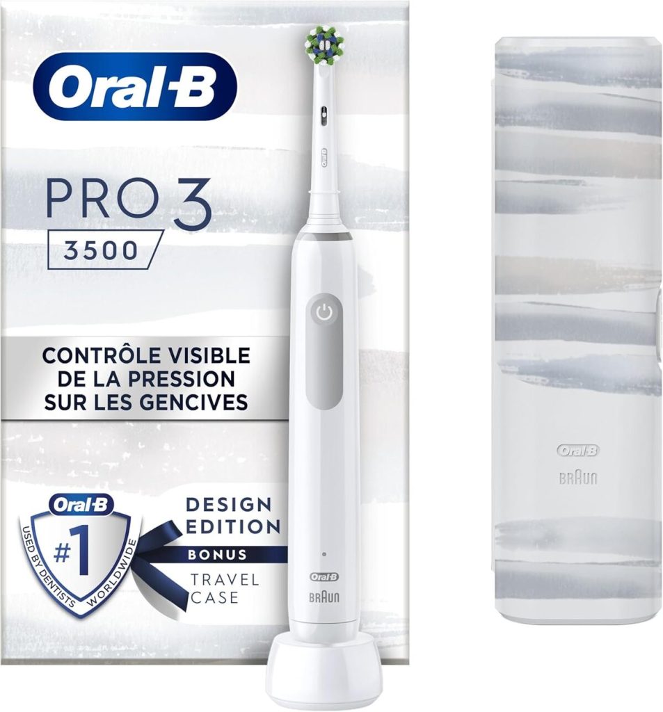Test de la brosse à dents électrique Oral-B Pro 3500 : efficacité et soin des gencives