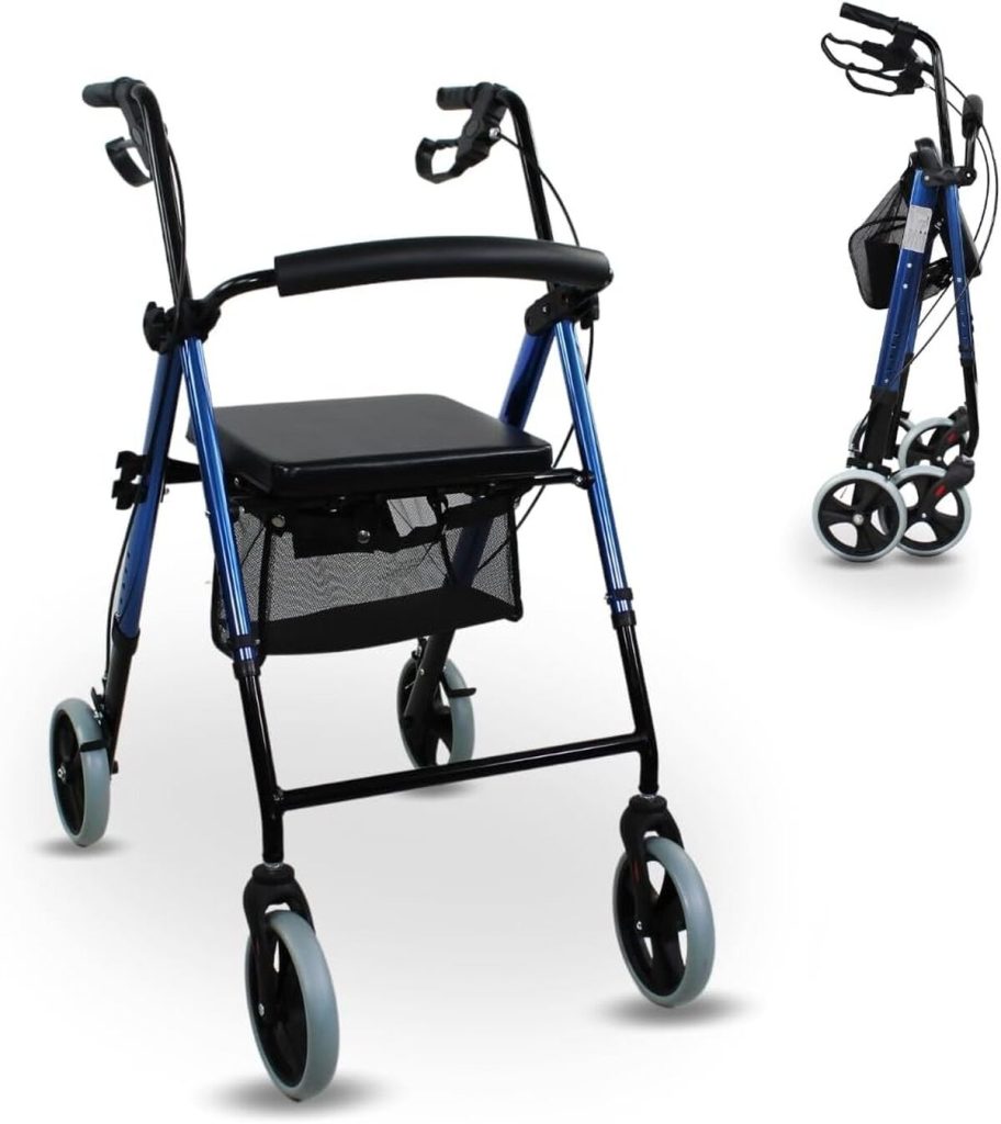 Test du mobiclinic hércules : déambulateur 4 roues pratique et léger