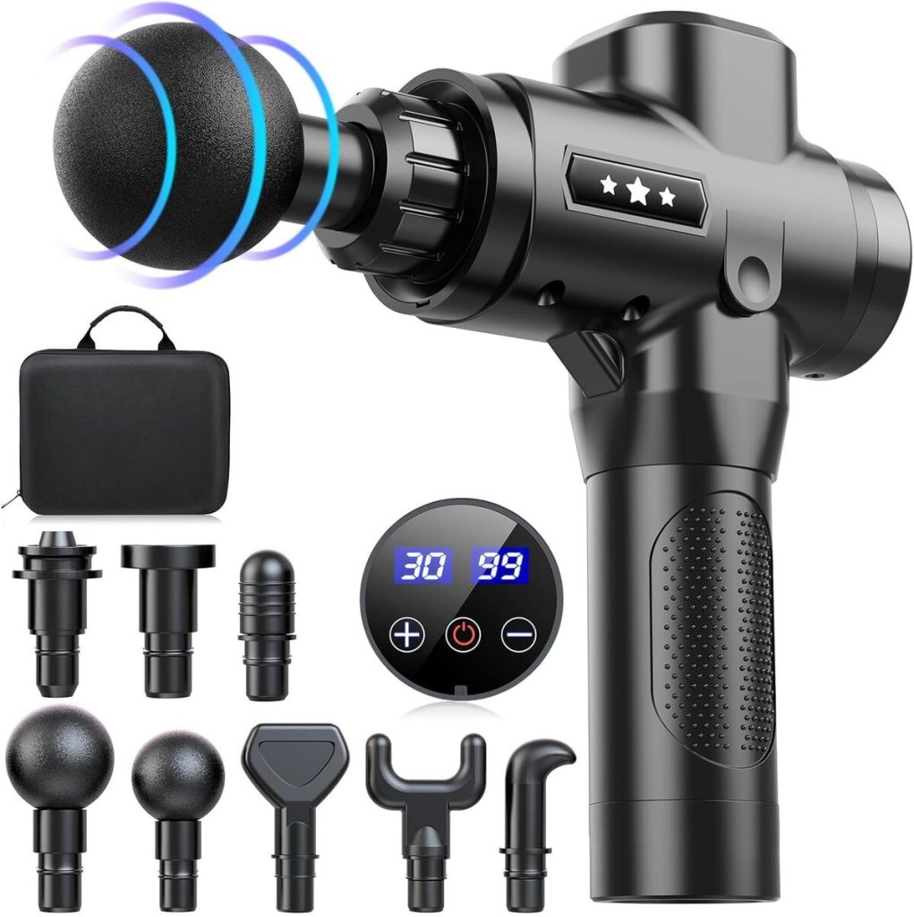 Test du pistolet de massage 4800RPM : soulagement musculaire optimal