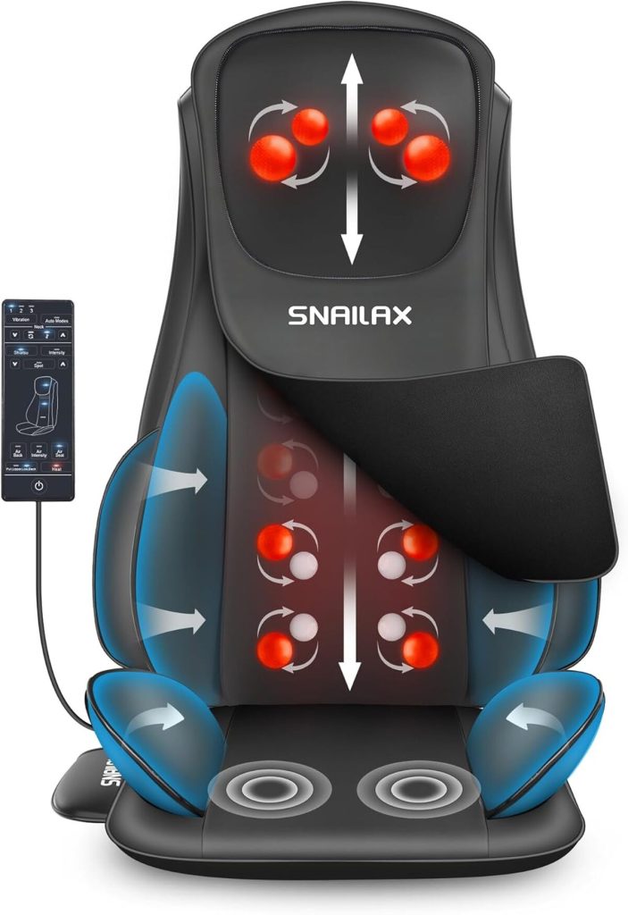 Test : snailax siège massant shiatsu chaleur et vibration