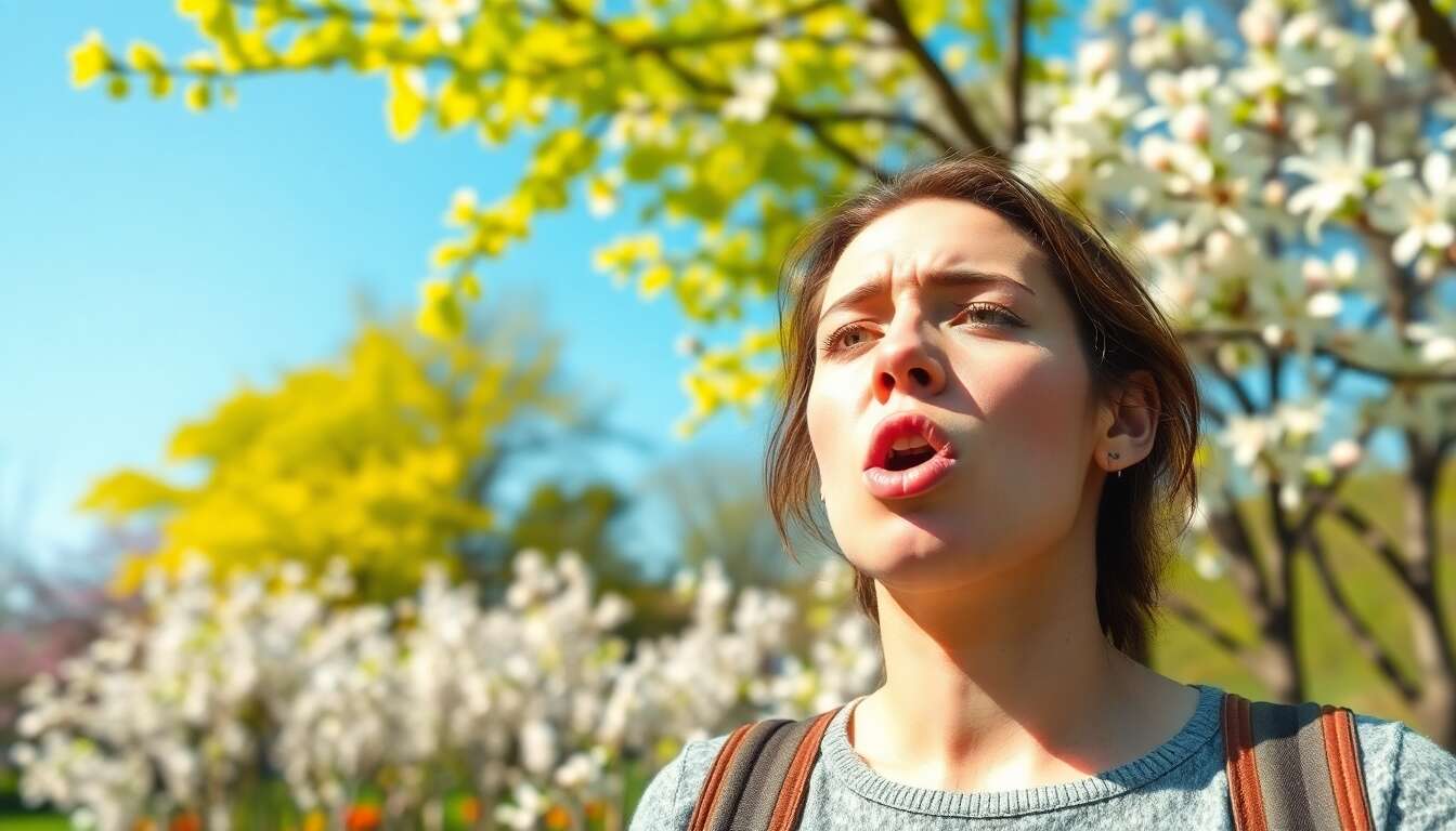 Les types d'allergies au printemps