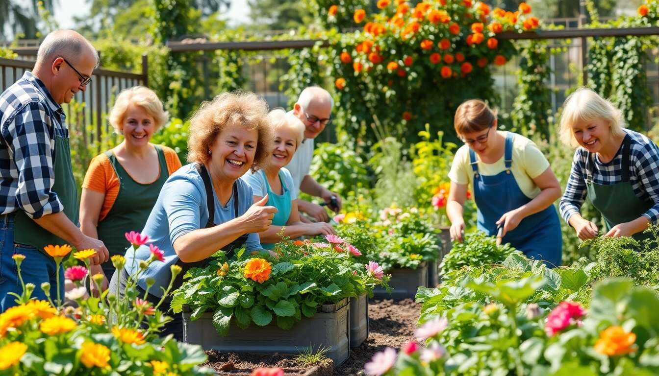 Créer des liens sociaux au jardin Créer des liens sociaux au jardin