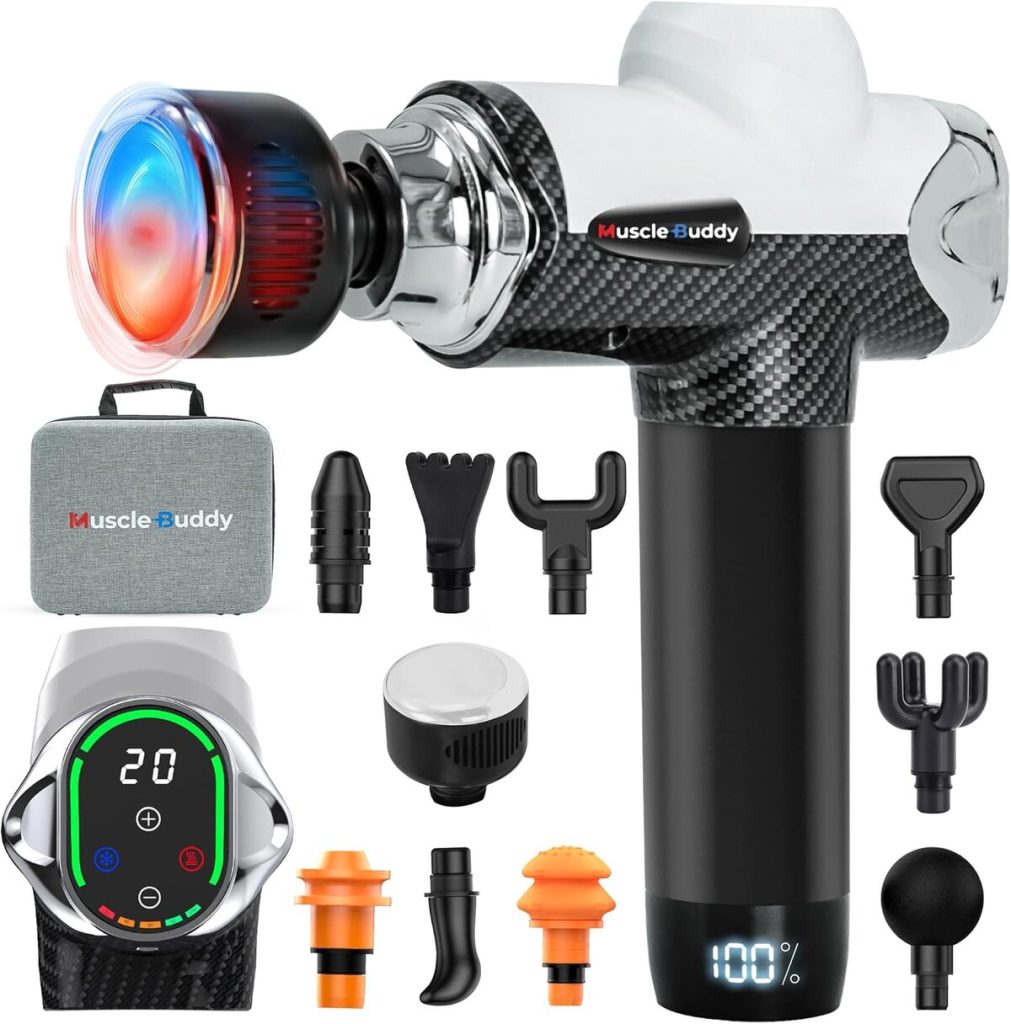 Test du MuscleBuddy : pistolet de massage profond 20 niveaux