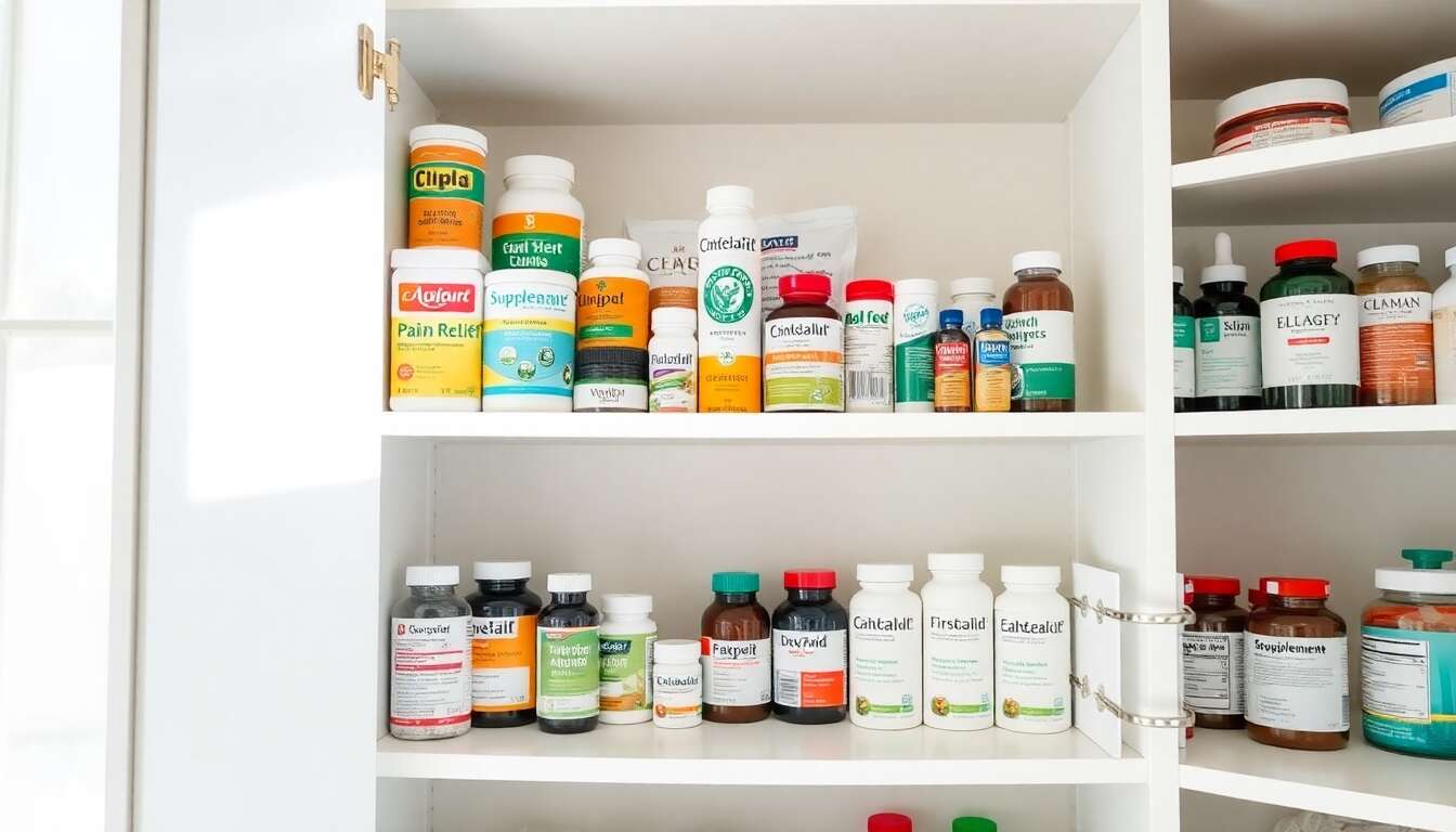 Organiser les médicaments par type de maux