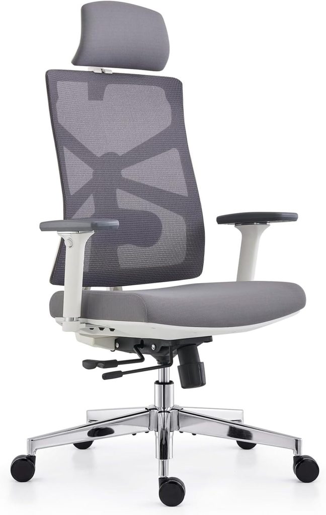 Test : chaise de bureau ergonomique Holludle avec accoudoirs 4D