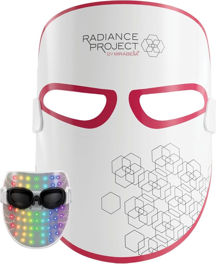 Test du masque de luminothérapie Mirabella à DEL : soins peau innovants