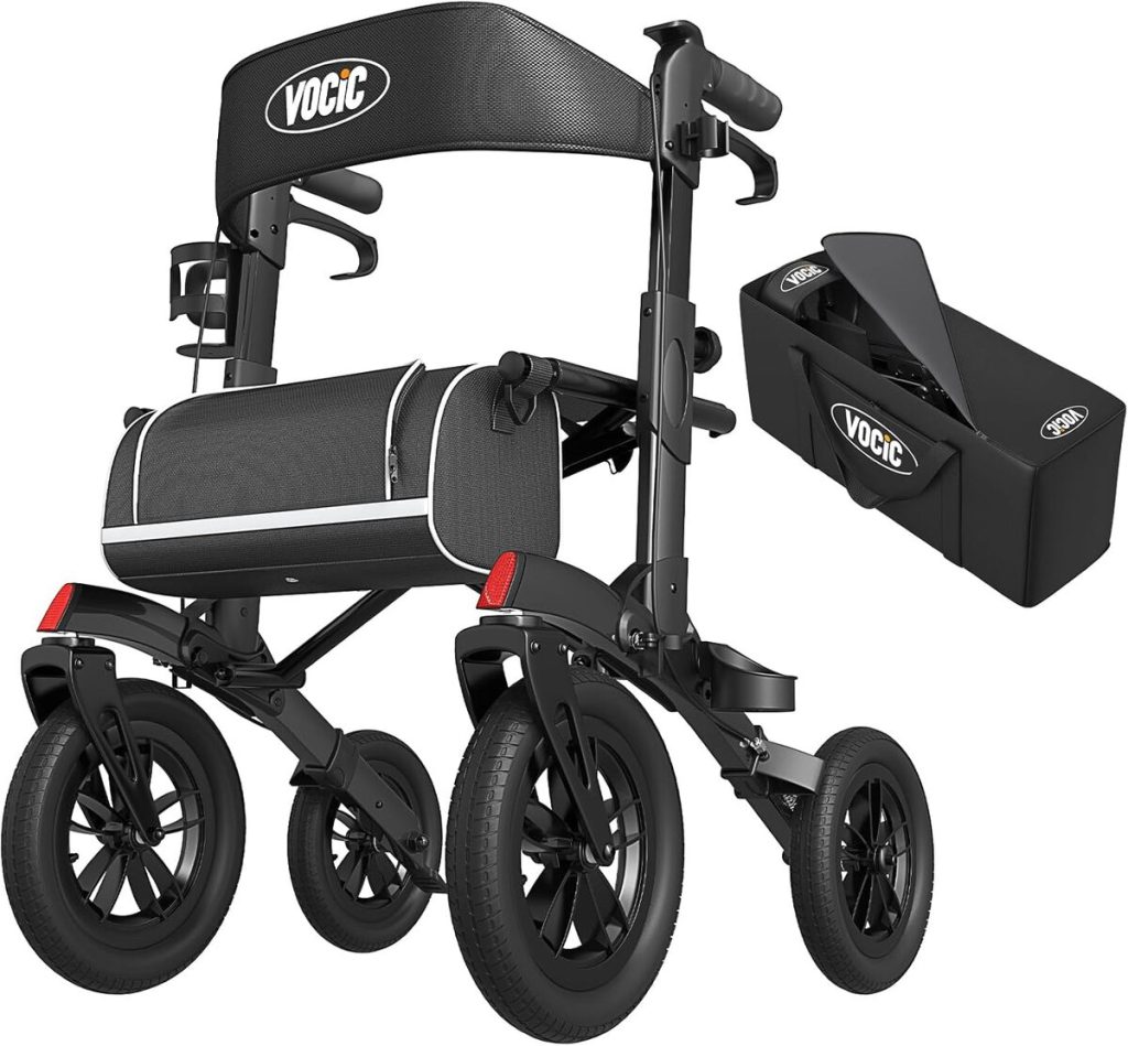 Test : déambulateur 4 roues VOCIC pliable et léger