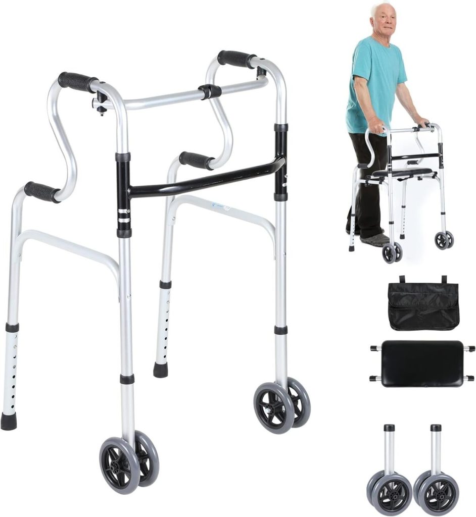 Test du déambulateur pliable ISOISL : stabilité et confort jusque 180 kg