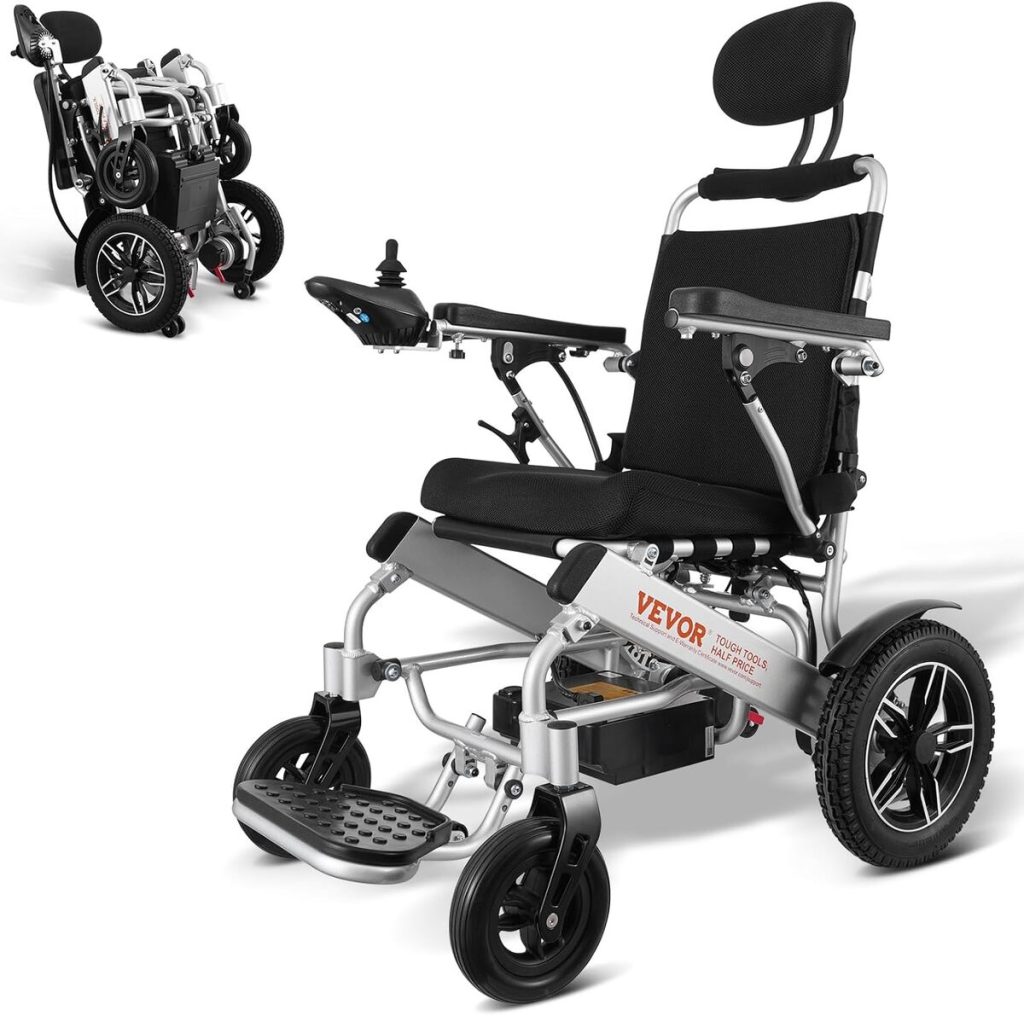 Test du fauteuil roulant électrique VEVOR : léger, pliable et tout terrain