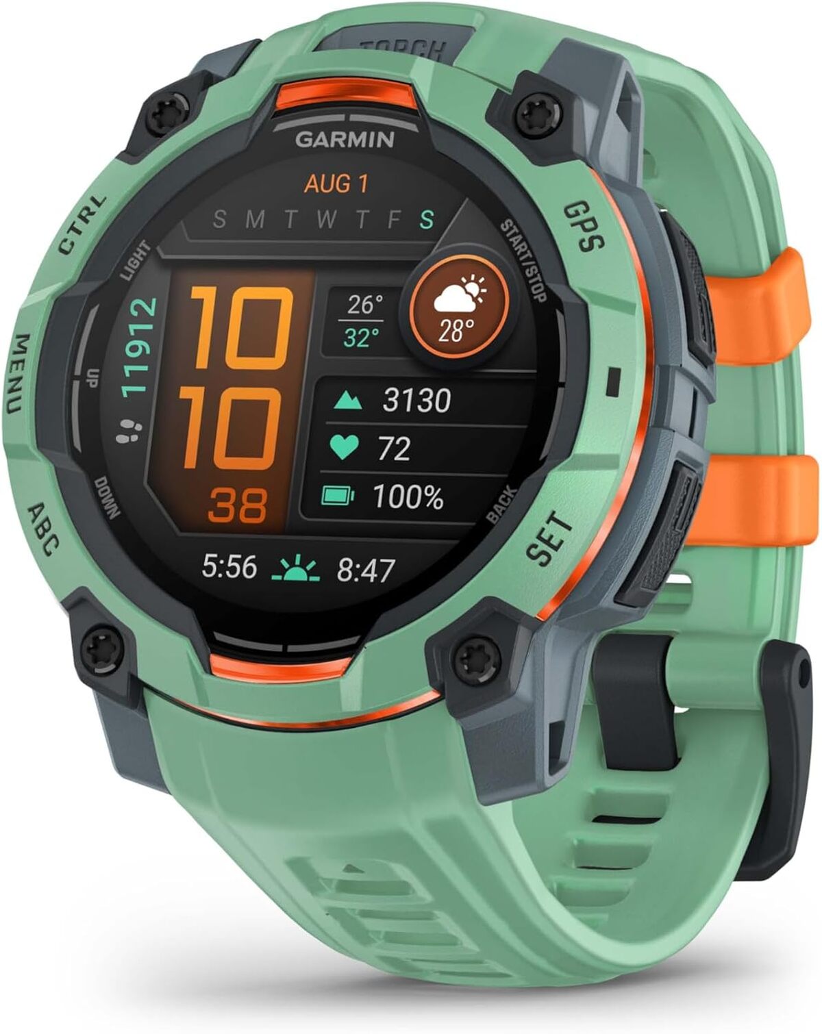 Boîtier Principal Garmin Instinct Avec Capteur HR (graphite) - Pièce Détachée Occasion