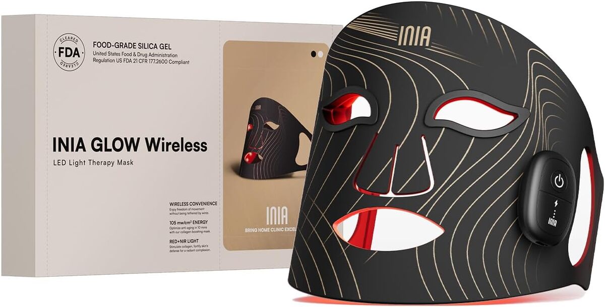 Mas Que Led Rouge Test : masque LED à lumière rouge Inia Glow pour visage