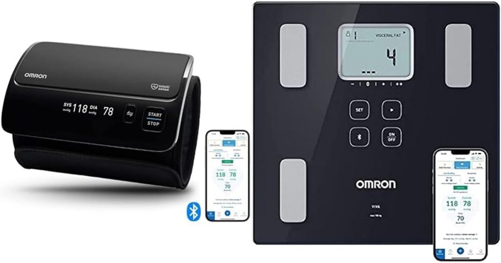Test : tensiomètre OMRON EVOLV et pèse-personne OMRON VIVA Bluetooth