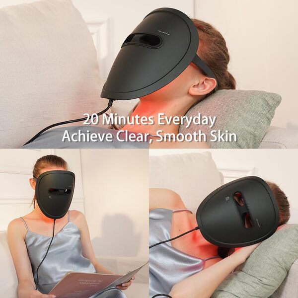 Masque lumineux LED pour le visage 7 couleurs