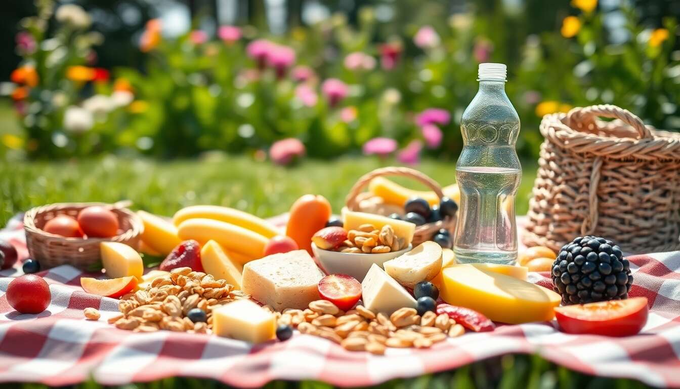 Emporter des collations saines et nutritives