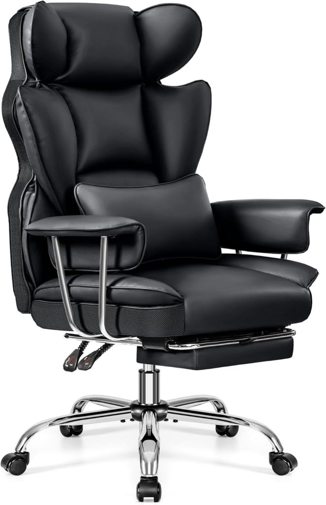 Test : chaise de bureau ergonomique DoChair avec repose-pieds et soutien lombaire