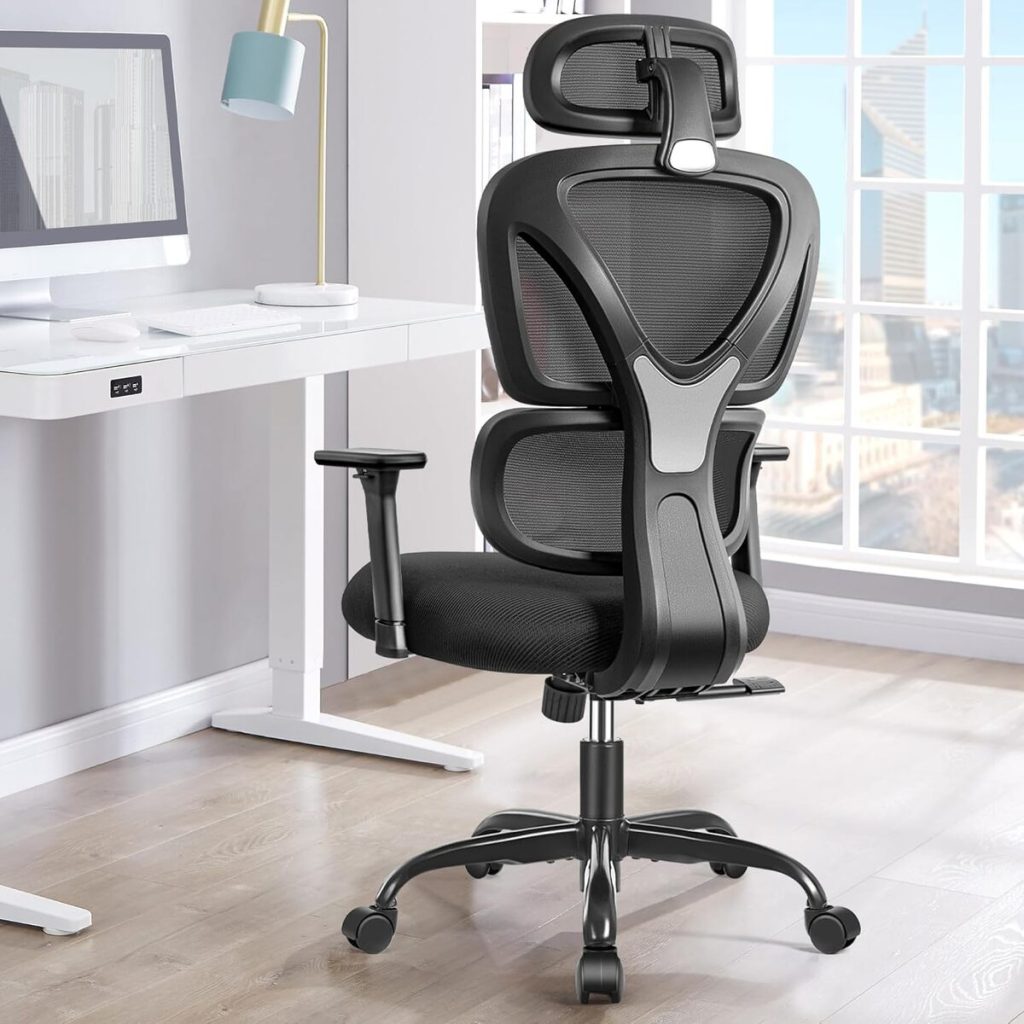 Test : fauteuil de bureau KERDOM ergonomique noir