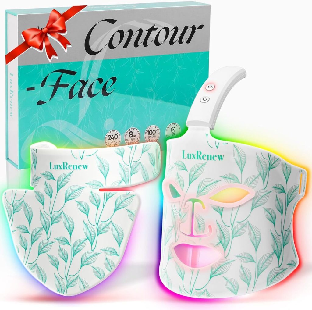 Test LuxRenew : masque et cou de thérapie par la lumière rouge