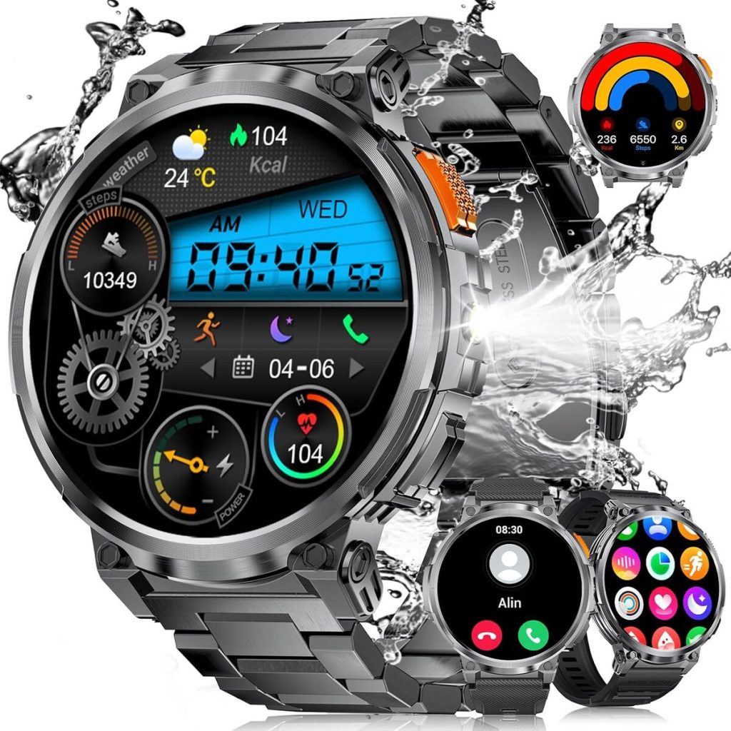 Test: smartwatch homme Led 1, 85'' HD avec appels Bluetooth et IP68 étanche