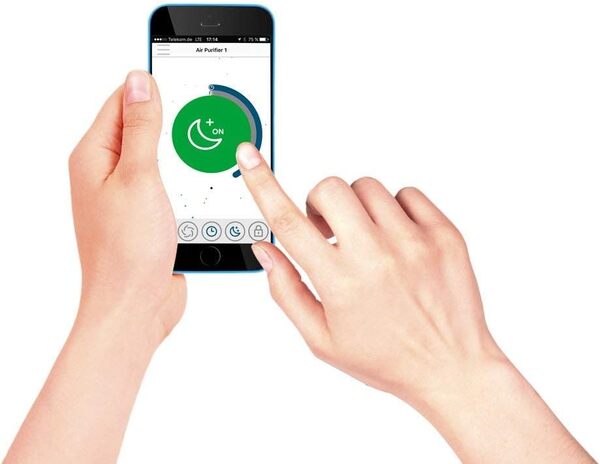 IDEAL - Purificateur d'air AP30 PRO jusqu'à 40m² | Made in Germany | Filtre HEPA & charbon actif qui élimine 99,99% des particules fines, allergènes, pollens, bactéries...