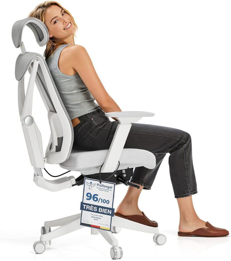 Test de la chaise de bureau ergonomique Desktronic : confort et support lombaire