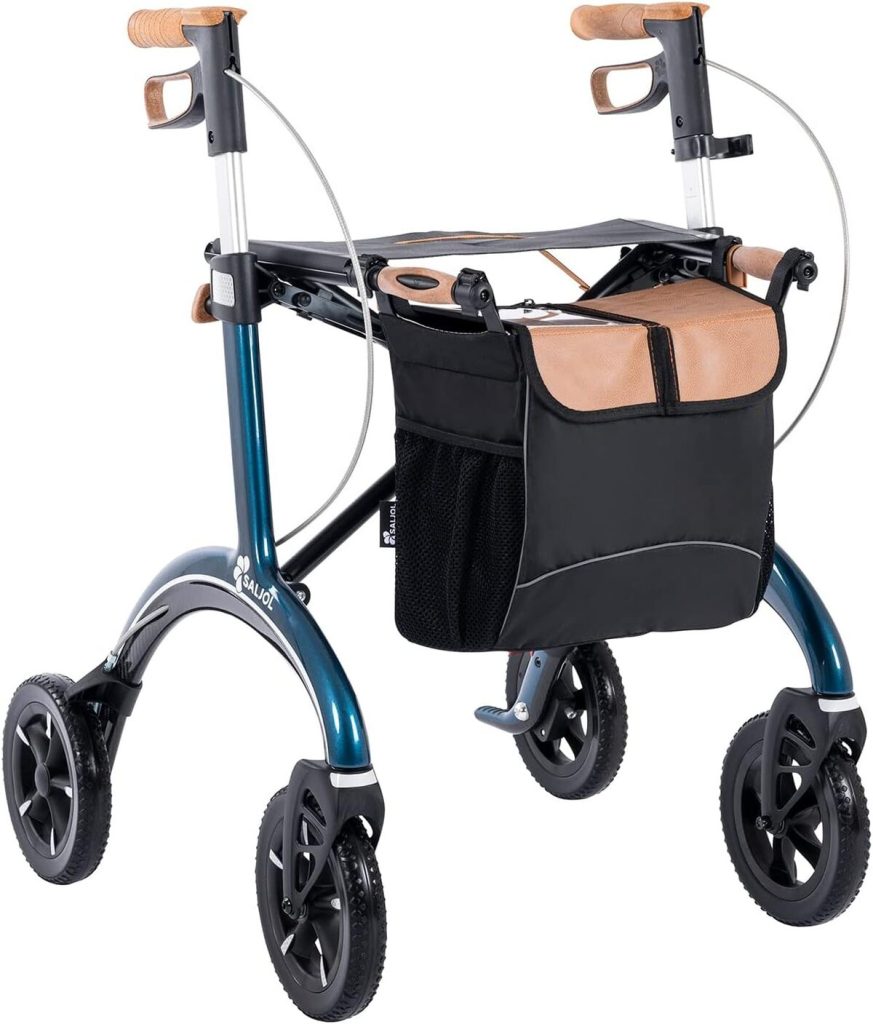 Test du déambulateur Saljol CR62 en carbone pliable