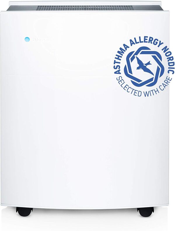 Blueair Classic 605 Purificateur d'air avec filtre à particules jusqu'à 72 m² (HEPASilent élimine 99,97% des pollens, poussières, virus, bactéries, odeurs, fumée, poils d'animaux) silencieux, WLAN