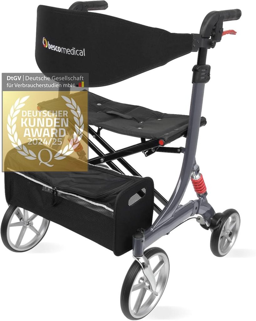 Test : déambulateur bescomedical SPRING XL pliant et réglable