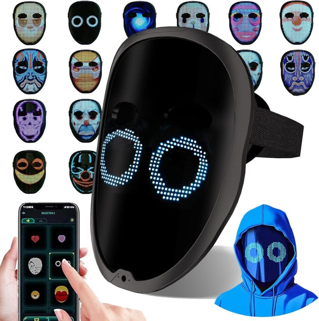 Test : masque LED AIGLUN Bluetooth et personnalisable
