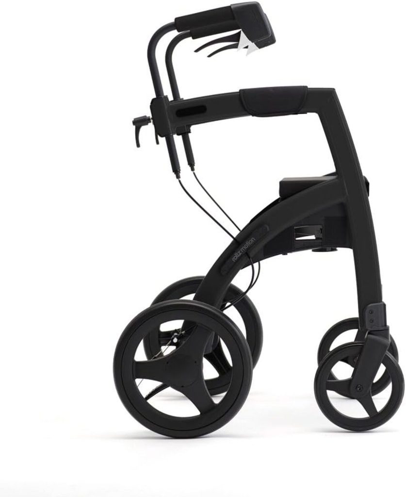 Test Rollz Motion 2 : rollator et landau en un seul aide noir