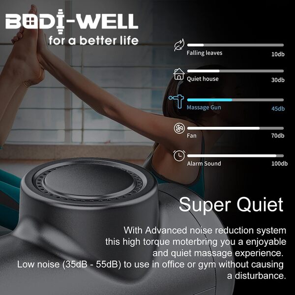 Bodi-well for a better life Pistolet de massage robuste