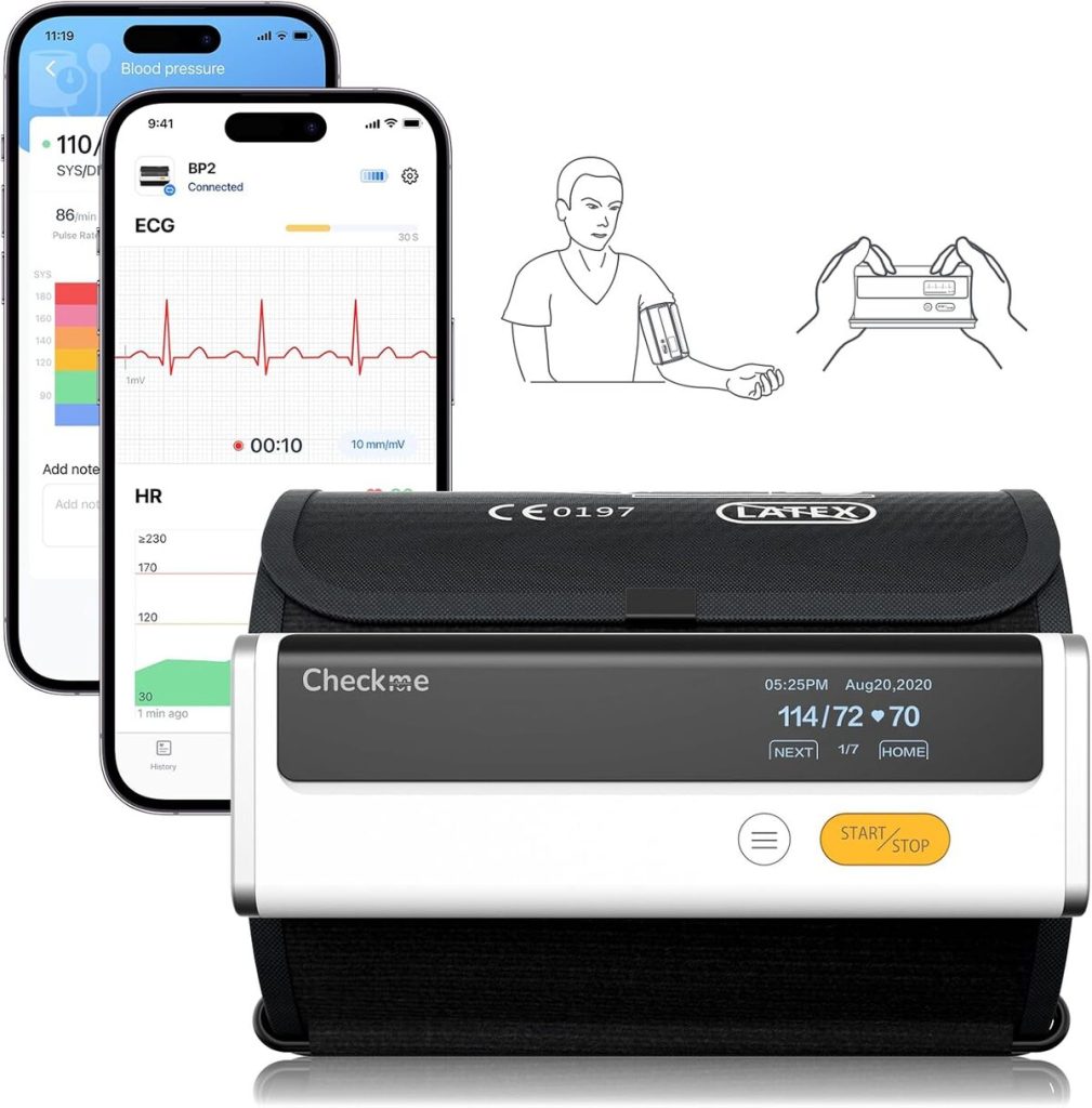 Test du CheckMe Armfit Plus : tensiomètre avec ECG avancé et application dédiée