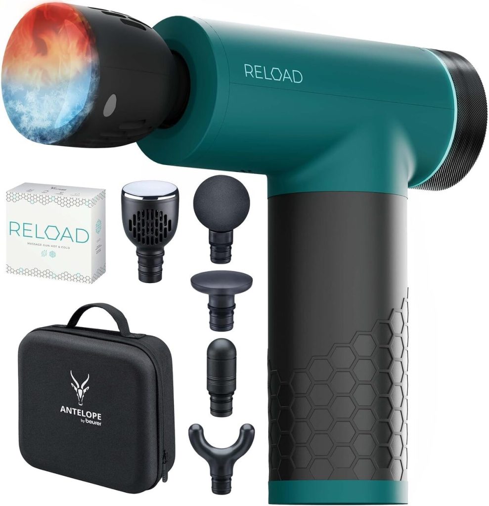 Test du pistolet de massage Antelope by Beurer RELOAD avec chaleur & froid