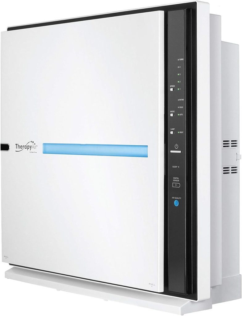 Test du Therapy Air de Zepter : purificateur d'air performant avec filtre HEPA pour fumeurs et allergiques