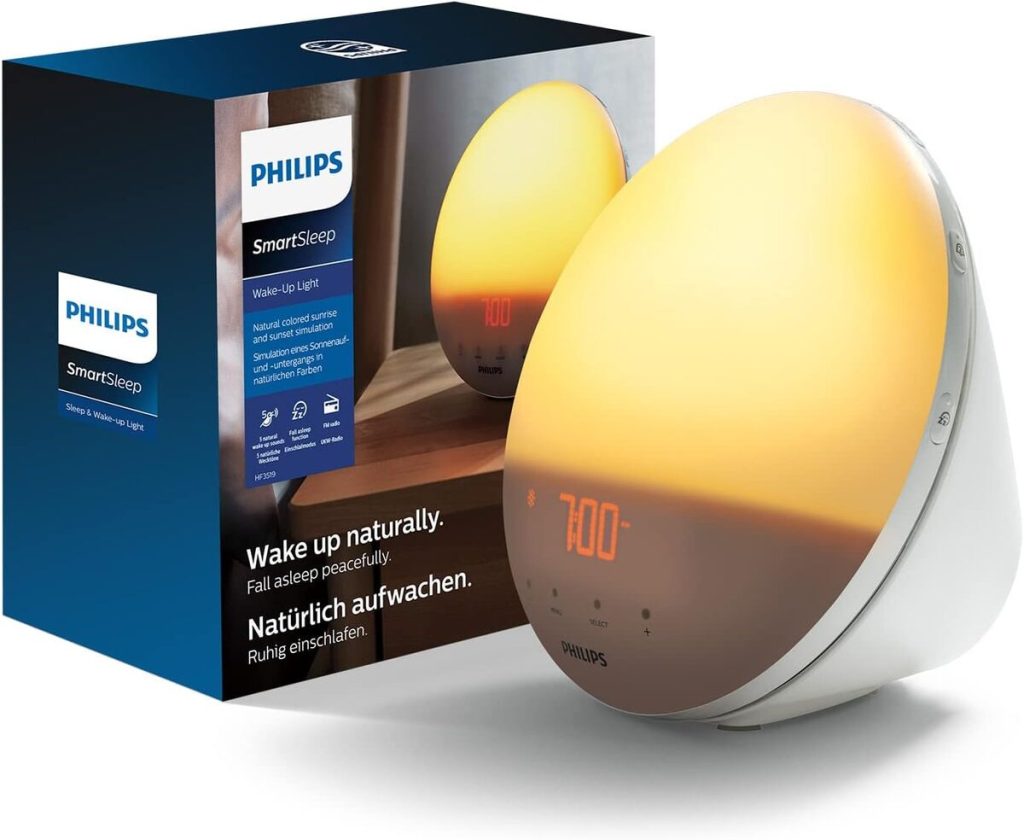 Test : philips Eveil Lumière HF3531/01, radio réveil lumineux et veilleuse
