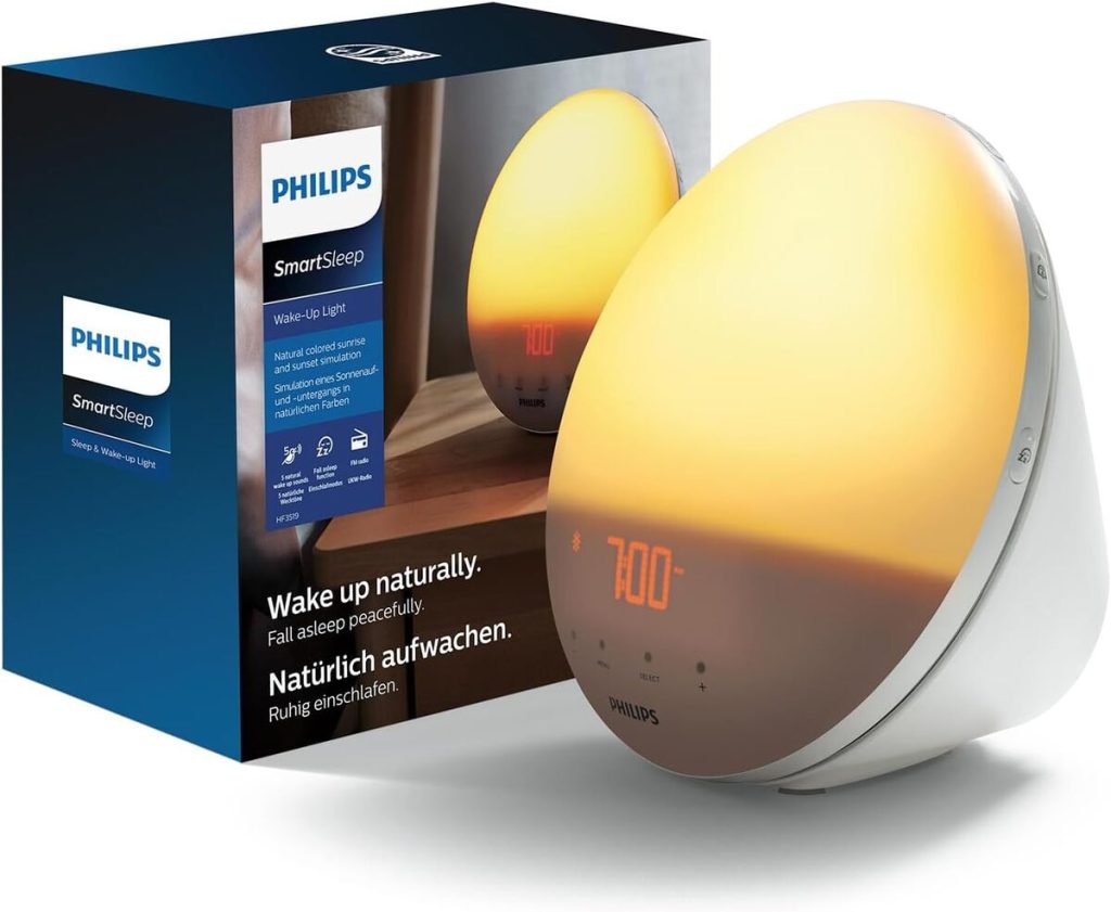 Test Philips SmartSleep : lumière de réveil modèle HF3532/01