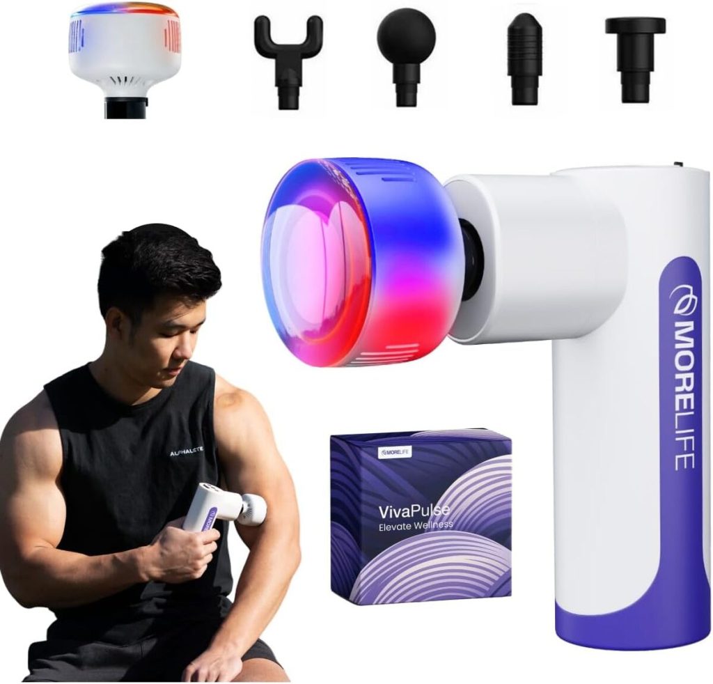 Test : pistolet de massage MORELIFE VivaPulse, chaleur & froid