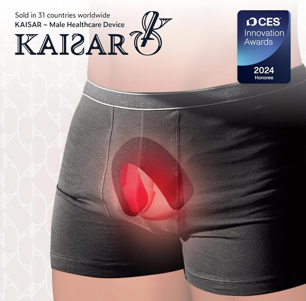 KAISAR: Luminothérapie à double LED pour soins à domicile pour hommes
