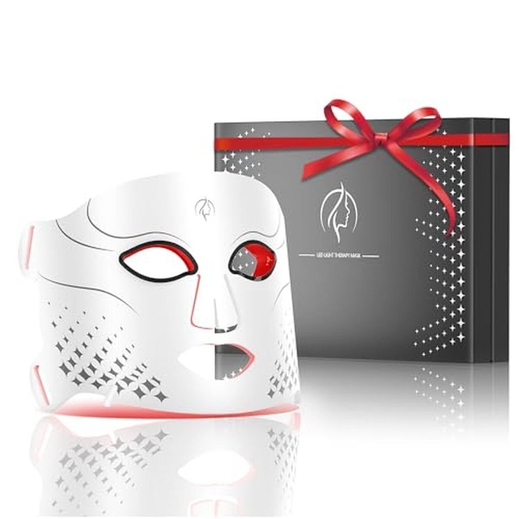 Avis sur le masque visage LED anti-âge à lumière infrarouge