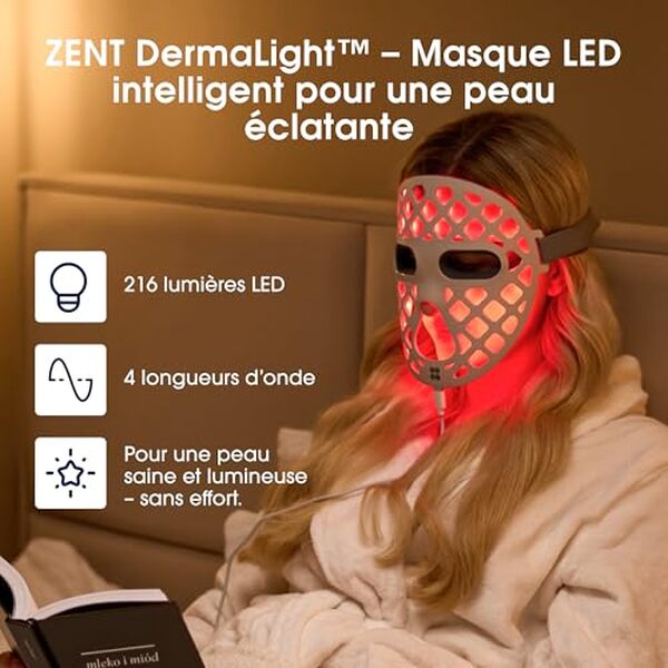 Découvrez notre test approfondi du masque LED ZENT DermaLight 4in1 : régénération avancée et bienfaits pour une peau lumineuse