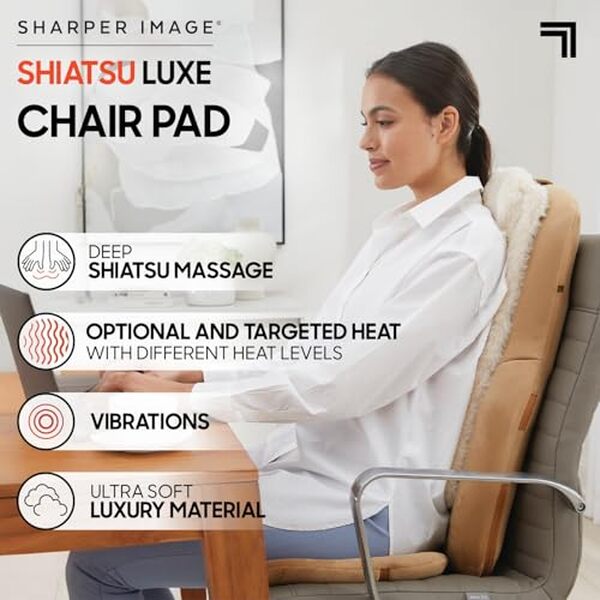 Découvrez le test complet du coussin de massage Shiatsu Sharper Image pour un confort chauffant luxueux et relaxant.