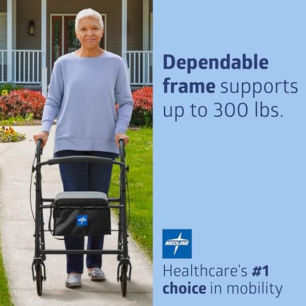 Découvrez le déambulateur pliable Medline alliant légèreté et confort en noir. Évaluation complète de ses caractéristiques et avantages pour une utilisation quotidienne optimale