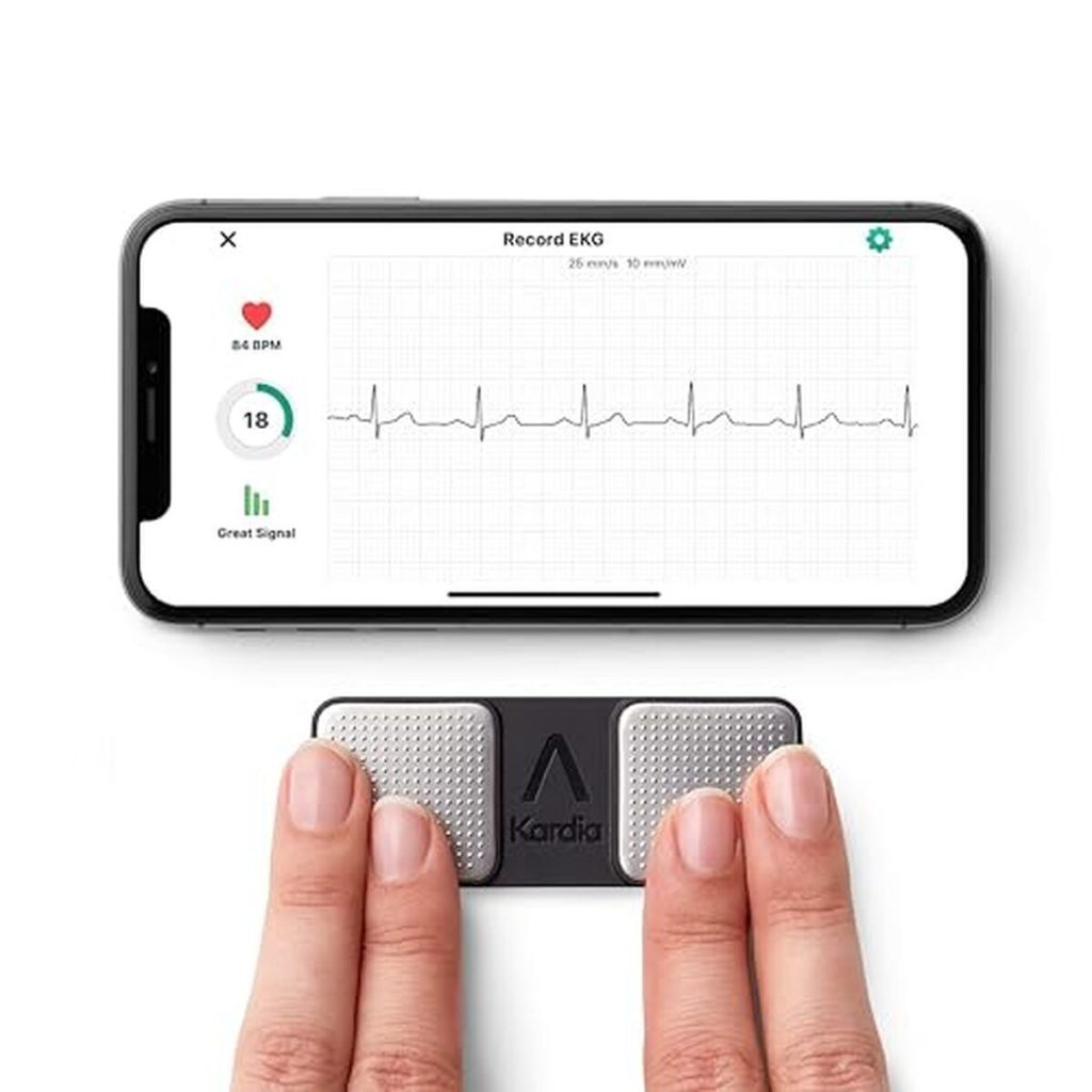 Test de l'ECG portable AliveCor KardiaMobile : efficacité en 30 secondes