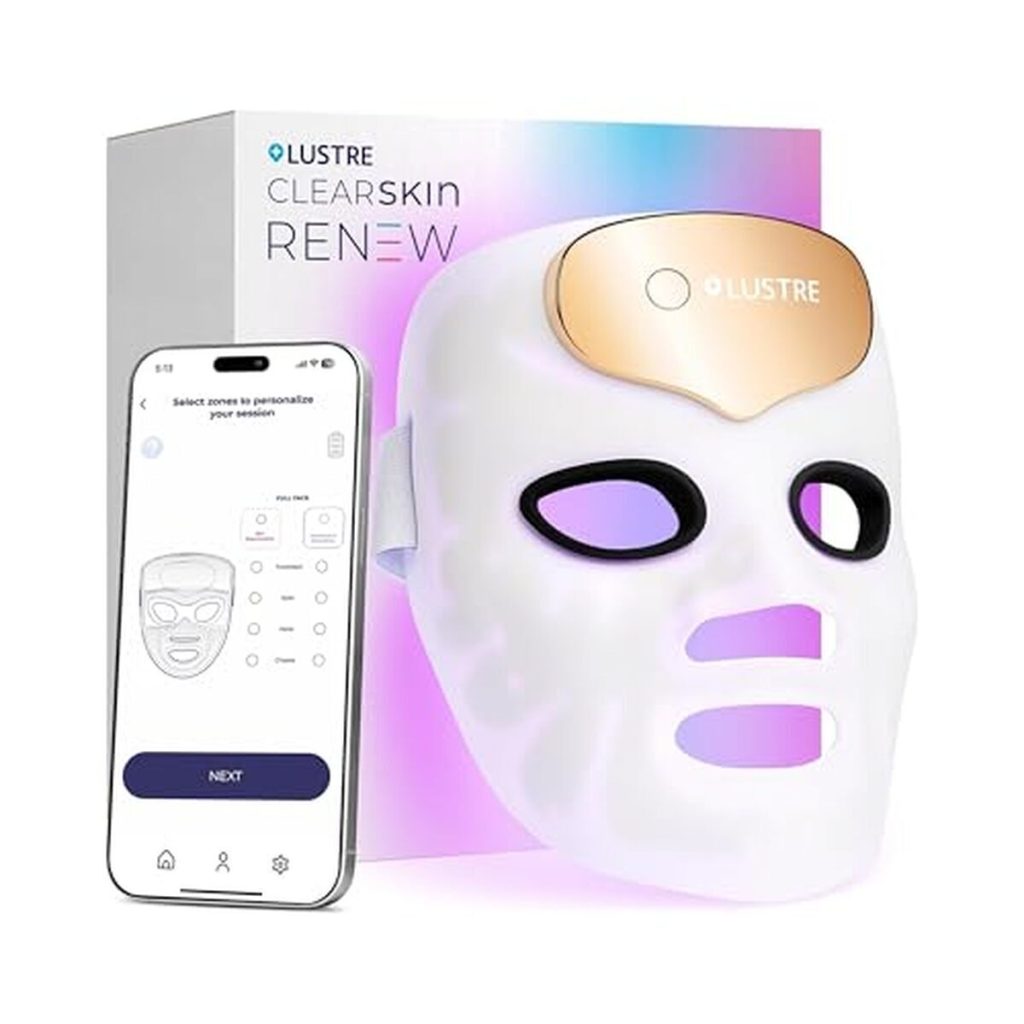 Test du masque facial à DEL Lustre ClearSkin Renew Pro